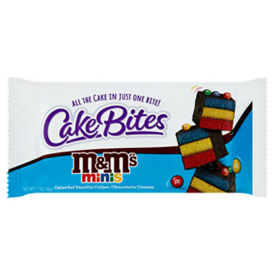 CakeBites M&M's Minis Cakes, 3 count, 1.75 oz