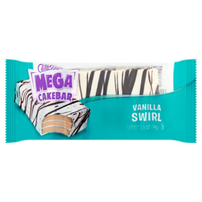 CakeBites Vanilla Swirl Mega Cakebar, 3.5 oz