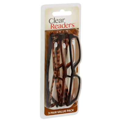 Clear Readers +1.50 Readers Value Pack, 3 count