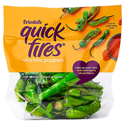 Frieda's Quick Fires Shishito Peppers, 8 oz bag