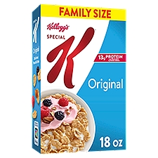 Kellogg's Special K Original Cold Breakfast Cereal, 18 oz