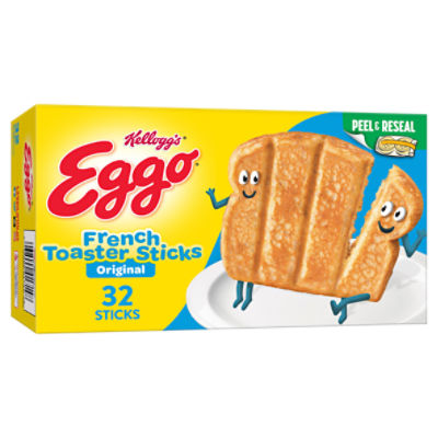 Eggo Original Frozen French Toast Sticks, Frozen Breakfast, 32Ct Box