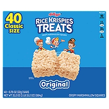 Rice Krispies Treats Original, Crispy Marshmallow Squares, 31.2 Ounce