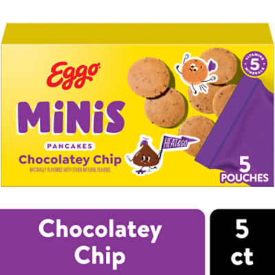 Eggo Minis Chocolatey Chip Frozen Pancake Bites, 8.4 oz, 5 Count