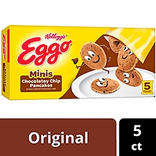 Eggo Minis Chocolatey Chip Frozen Pancake Bites, 8.4 oz, 5 Count, 8.4 Ounce