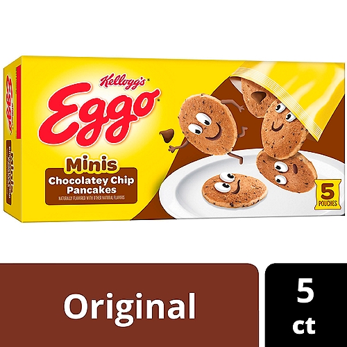 Eggo Minis Chocolatey Chip Frozen Pancake Bites, 8.4 oz, 5 Count
