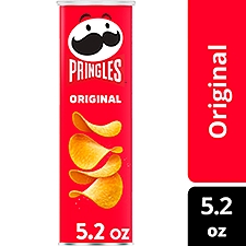 Pringles Original Potato Crisps Chips, 5.2 oz, 5.2 Ounce