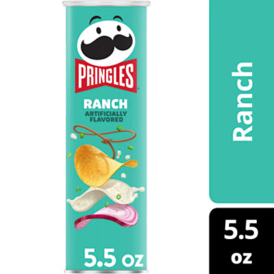 Pringles Ranch Potato Crisps, 5.5 oz