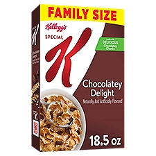 Kellogg's Special K Chocolatey Delight Cold Breakfast Cereal, 18.5 oz
