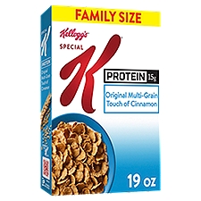 Kellogg's Special K Original Multi-Grain Touch of Cinnamon Protein Cold Breakfast Cereal, 19 oz