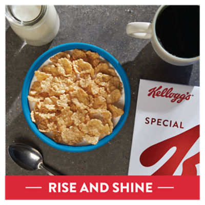 Kellogg's Special K Original Multi-Grain Touch of Cinnamon Cold Breakfast  Cereal, Family Size, 19 oz Box