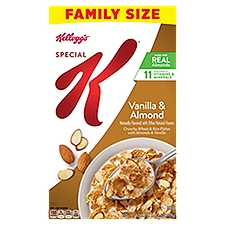 Special K Vanilla & Almond, Cereal, 18.8 Ounce