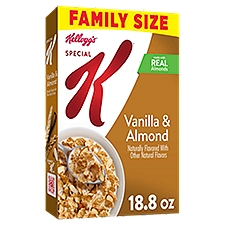 Kellogg's Special K Vanilla and Almond Cold Breakfast Cereal, 18.8 oz, 18.8 Ounce