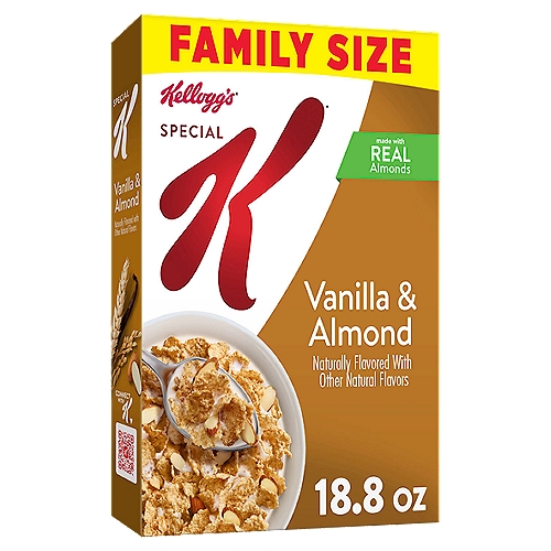 Kellogg's Special K Vanilla and Almond Cold Breakfast Cereal, 18.8 oz