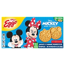 Eggo Waffles, Mickey & Minnie Homestyle, 12.3 Ounce
