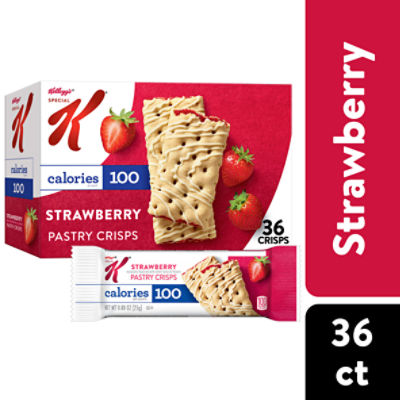 Kellogg's Special K Strawberry Pastry Crisps, 15.84 oz, 36 Count, 15.84 Ounce