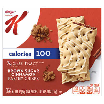Kellogg's Special K Brown Sugar Cinnamon Pastry Crisps, 5.28 oz, 12 Count