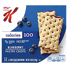 Kellogg's Special K Blueberry Pastry Crisps, 5.28 oz, 12 Count, 5.28 Ounce