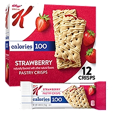Kellogg's Special K Strawberry Pastry Crisps, 5.28 oz, 12 Count, 5.28 Ounce