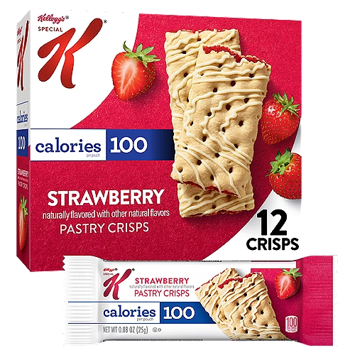 Kellogg's Special K Strawberry Pastry Crisps, 5.28 oz, 12 Count