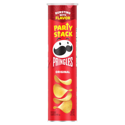 Pringles Potato Crisps Chips, Lunch Snacks, Original, 6.8oz, 1 Can