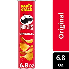 Pringles Original Potato Crisps Chips, 6.8 oz
