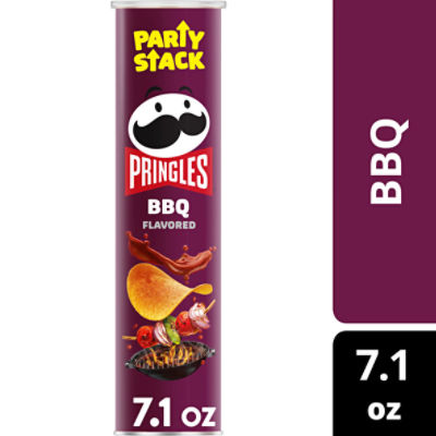 Pringles BBQ Potato Crisps Chips, 7.1 oz, 7.1 Ounce