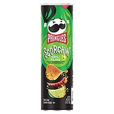 Pringles Lunch Snacks Chili and Lime, Potato Crisps Chips, 5.5 Ounce