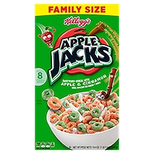 Apple Jacks Cereal, Sweetened with Apple & Cinnamon, 19.4 Ounce