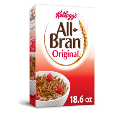 Kellogg's AllBran Original Cold Breakfast Cereal, 18.6 oz The Fresh