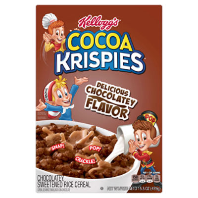 Kellogg's Cocoa Krispies Chocolatey, Sweetened Rice Cereal, 15.5 oz