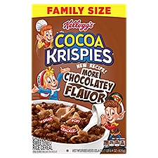 Cocoa Krispies Chocolatey Sweetened Rice, Cereal, 22.4 Ounce