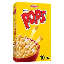 Kellogg's Corn Pops Original Cold Breakfast Cereal, 10 oz, 10 Ounce