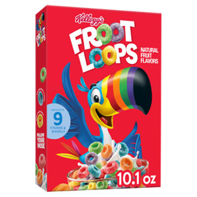 Kellogg's celebrates Michigan championship with Froot Loops box