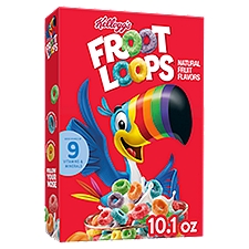 Kellogg's Froot Loops Natural Fruit Flavors Sweetened Multigrain Cereal, 10.1 oz