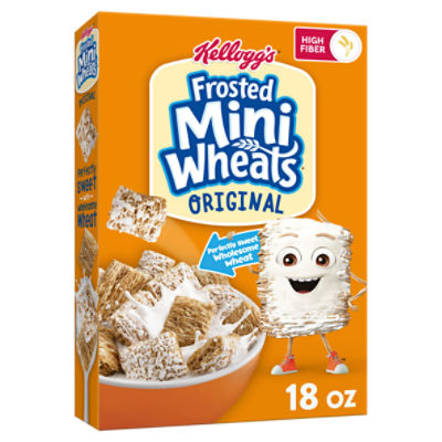 Kellogg's Frosted Mini-Wheats Original Cold Breakfast Cereal, 18 oz