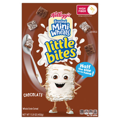 Frosted Mini Wheats Little Bites Chocolate Whole Grain, Cereal