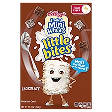 Frosted Mini Wheats Little Bites Chocolate Whole Grain, Cereal, 15.9 Ounce