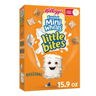 Kellogg's Frosted Mini-Wheats Little Bites Original Cold Breakfast Cereal, 15.9 oz