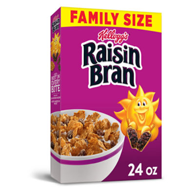 Kellogg's Raisin Bran Original Cold Breakfast Cereal, 24 oz