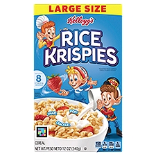 Kellogg's Rice Krispies Breakfast Cereal, Baking Marshmallow Treats, Original, 12oz, 1 Box