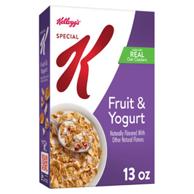 Kellogg's® Corn Flakes Real Strawberry Puree Low-Fat Cereal