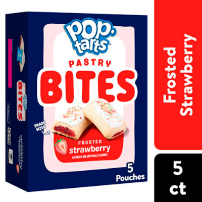 Pop Tarts Frosted Strawberry Baked Pastry Bites, 7 oz, 5 Count