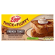 Eggo French Toast, Thick & Fluffy Cinnamon Brown Sugar, 12.6 Ounce