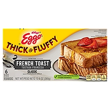 Eggo Thick & Fluffy French Toast, Classic, 12.6 Ounce