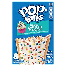 Pop-Tarts Frosted Confetti Cupcake Toaster Pastries, 8 count, 13.5 oz