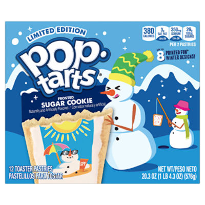Pop Tarts Frosted Sugar Cookie Toaster Pastries, 20.3 oz, 12 Count