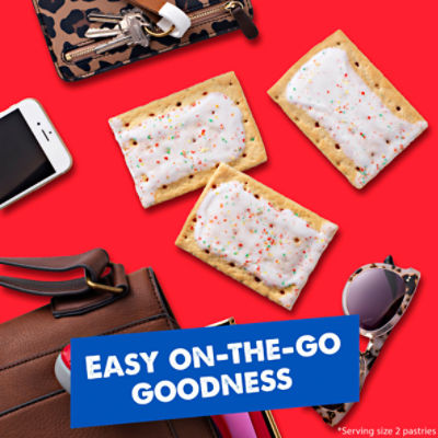 Pop-Tarts Frosted Strawberry Toaster Pastries Megha Value, 27 oz, 32 count