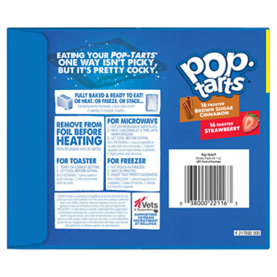 Pop Tarts Variety Pack Toaster Pastries, 3.3 lb, 32 Count