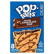 Pop-Tarts Frosted Chocolate Chip, Toaster Pastries, 13.5 Ounce